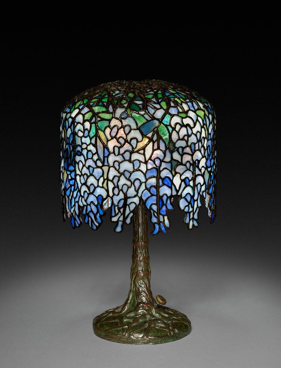 Tiffany Studios, Pony Wisteria table lamp, c.1902. Cleveland Museum of Art.